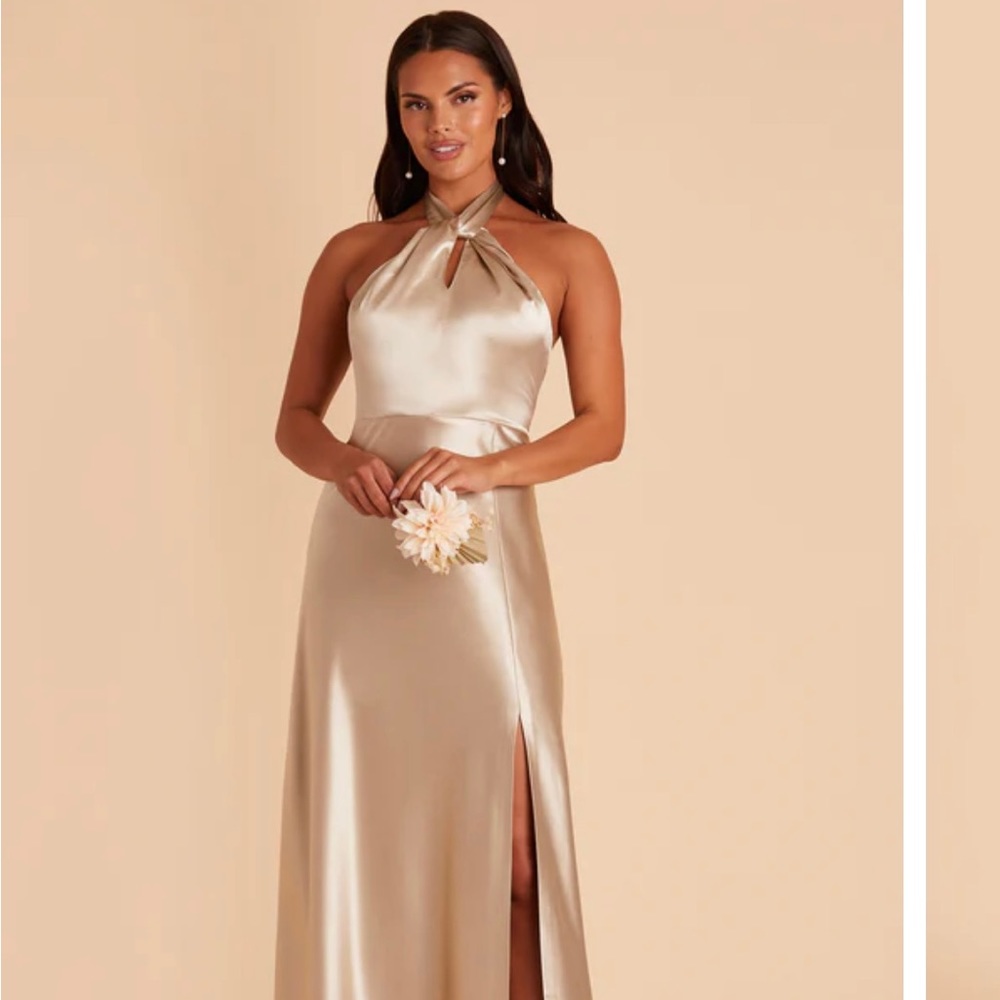 Champagne Monica Bridesmaid Dress by Birdy Grey